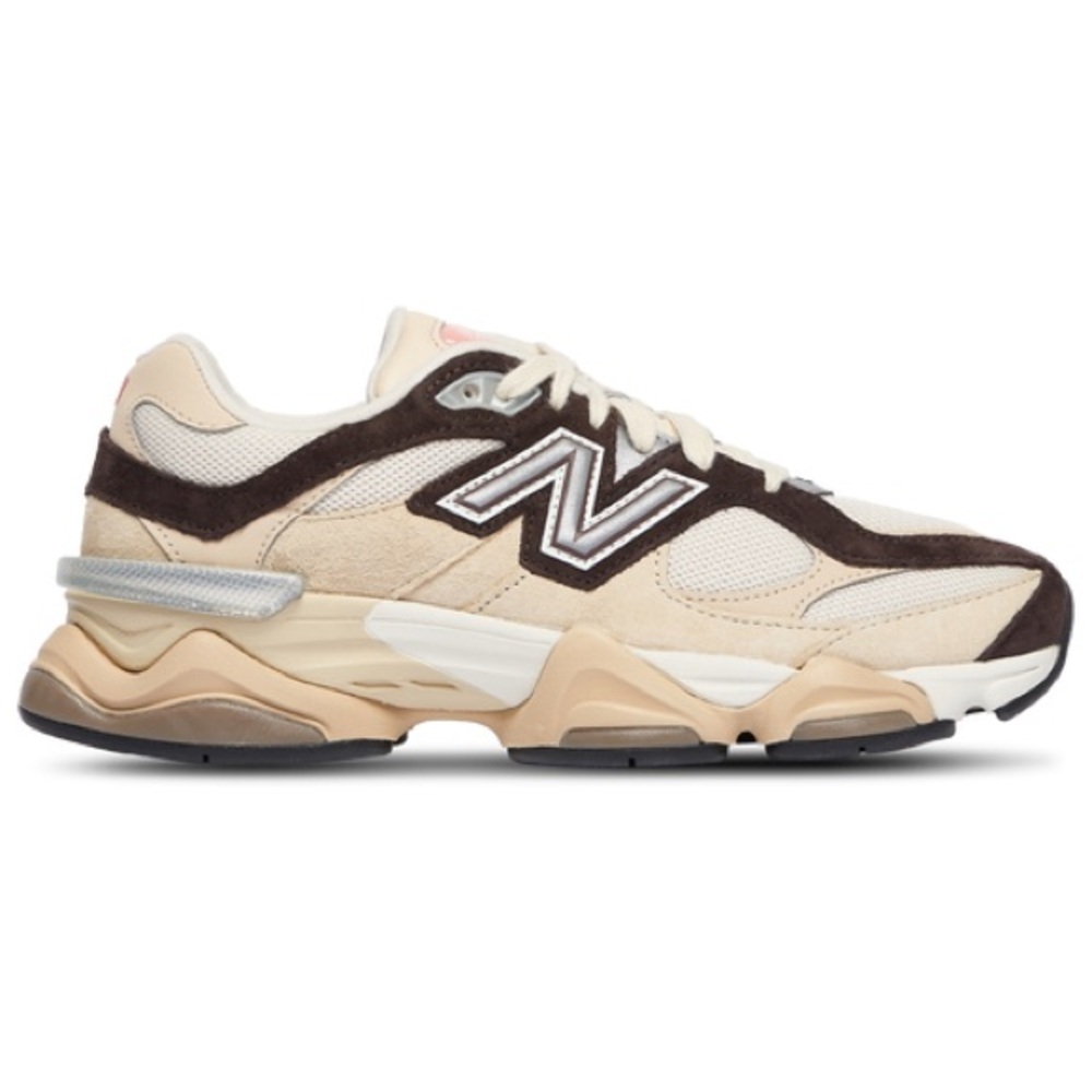 New Balance Men’s Sandstone Brown White 9060 Athletic Y2K Inspired Sneakers‎